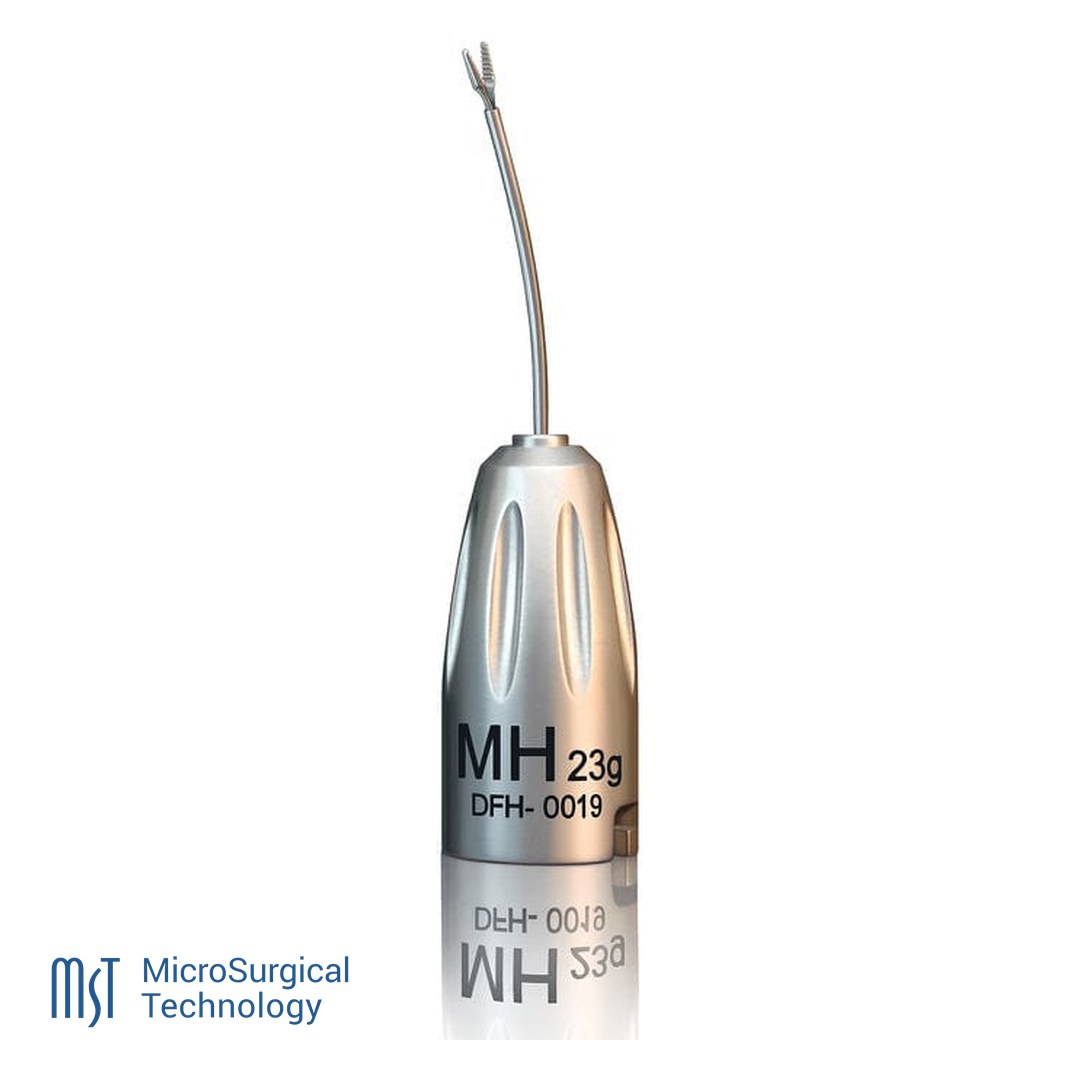 Pinza de sujeción MST reutilizable, 23g curva