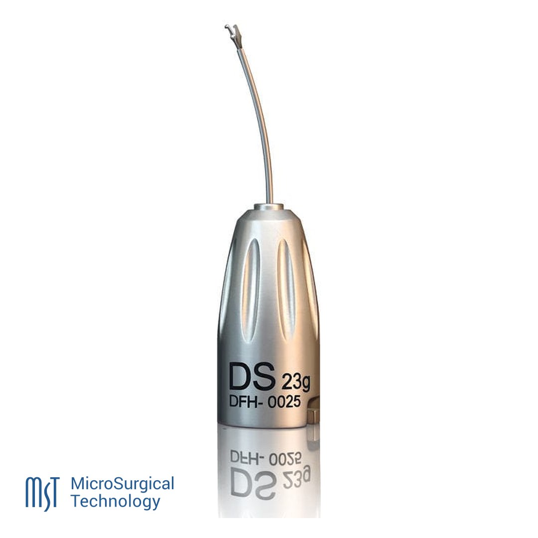 Pinza Hoffman para Descemet reutilizable de MST, 23g curva