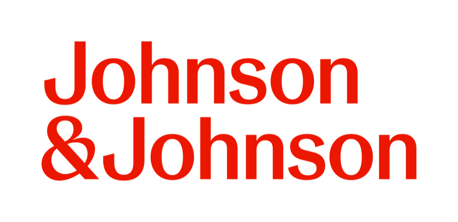 Logo de Johnson & Johnson, marca de lentes intraoculares y equipos quirúrgicos oftalmológicos representada por AMV Tecnología en Venezuela